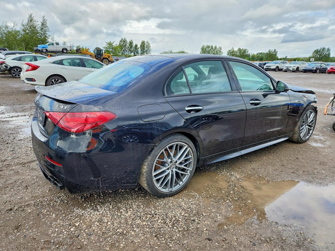 2023 Mercedes-benz C 43 Amg Черный vin: W1KAF8HB4PR124548