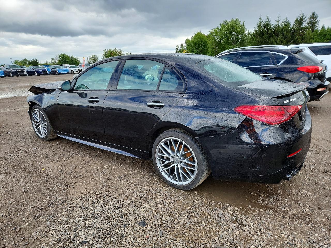 2023 Mercedes-benz C 43 Amg Черный vin: W1KAF8HB4PR124548