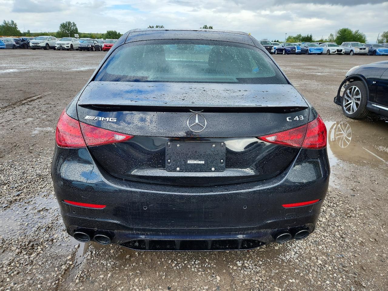 2023 Mercedes-benz C 43 Amg Черный vin: W1KAF8HB4PR124548