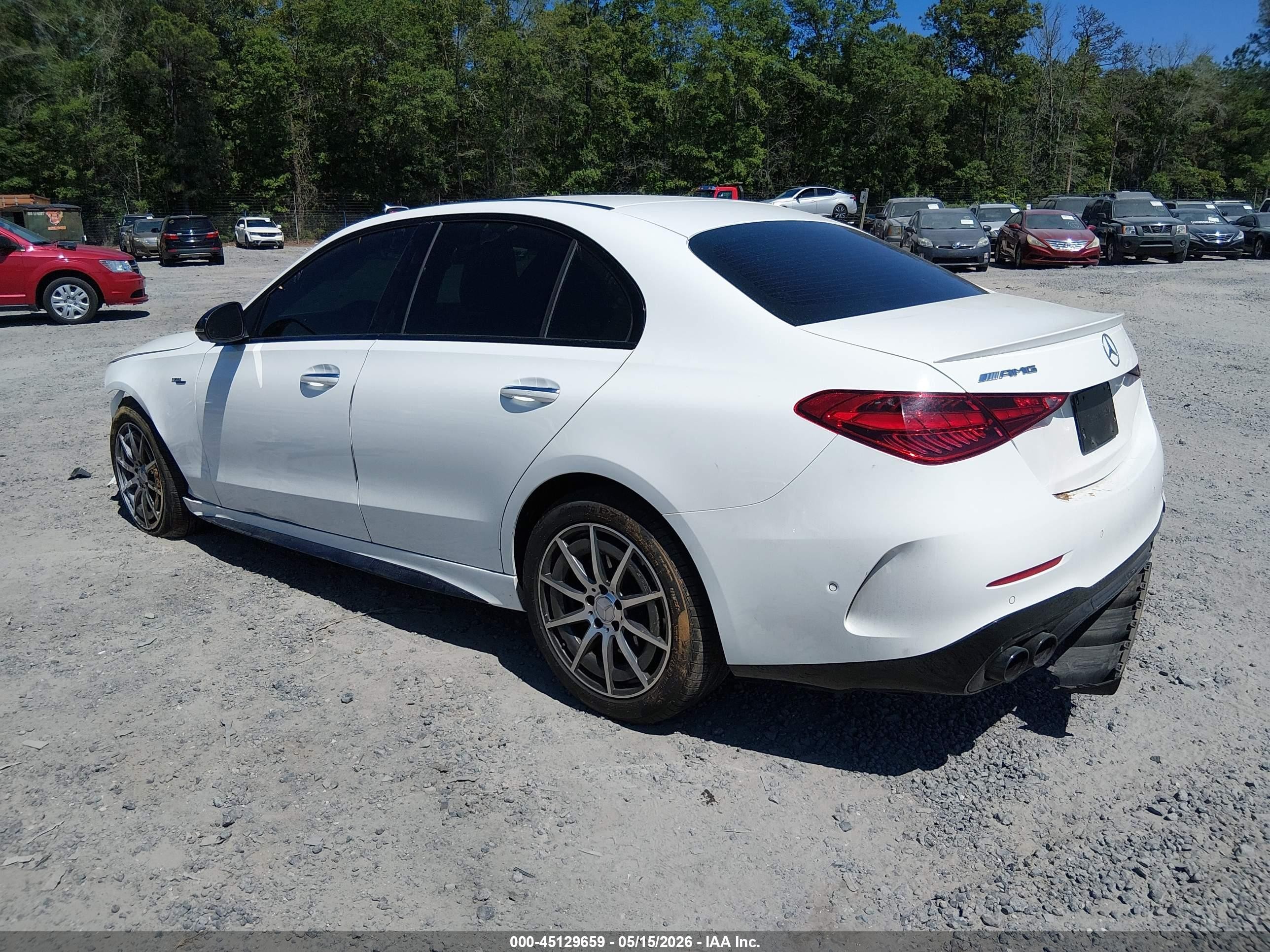 2023 Mercedes-benz Amg C 43 4matic White vin: W1KAF8HB5PR073948