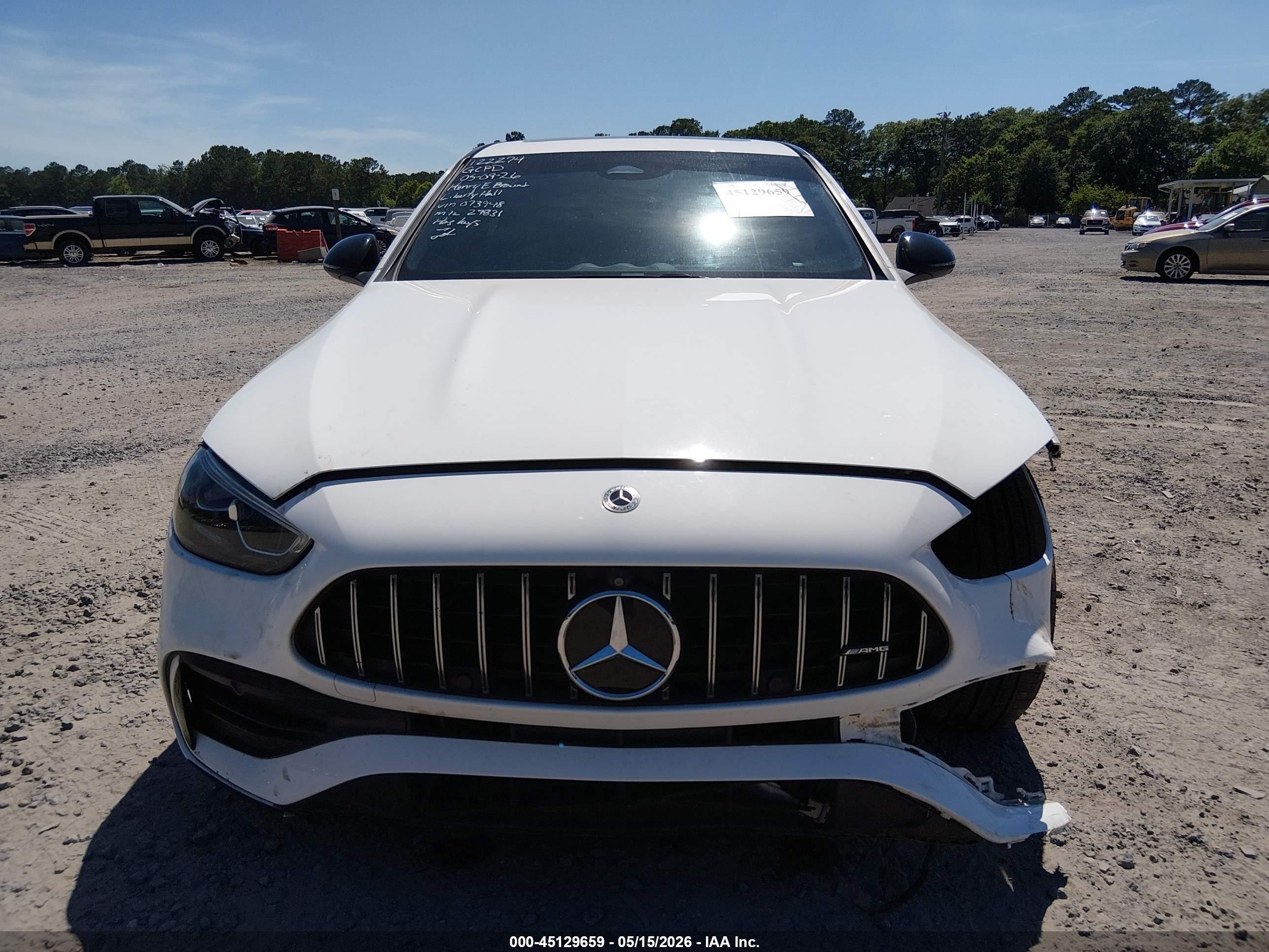 2023 Mercedes-benz Amg C 43 4matic White vin: W1KAF8HB5PR073948