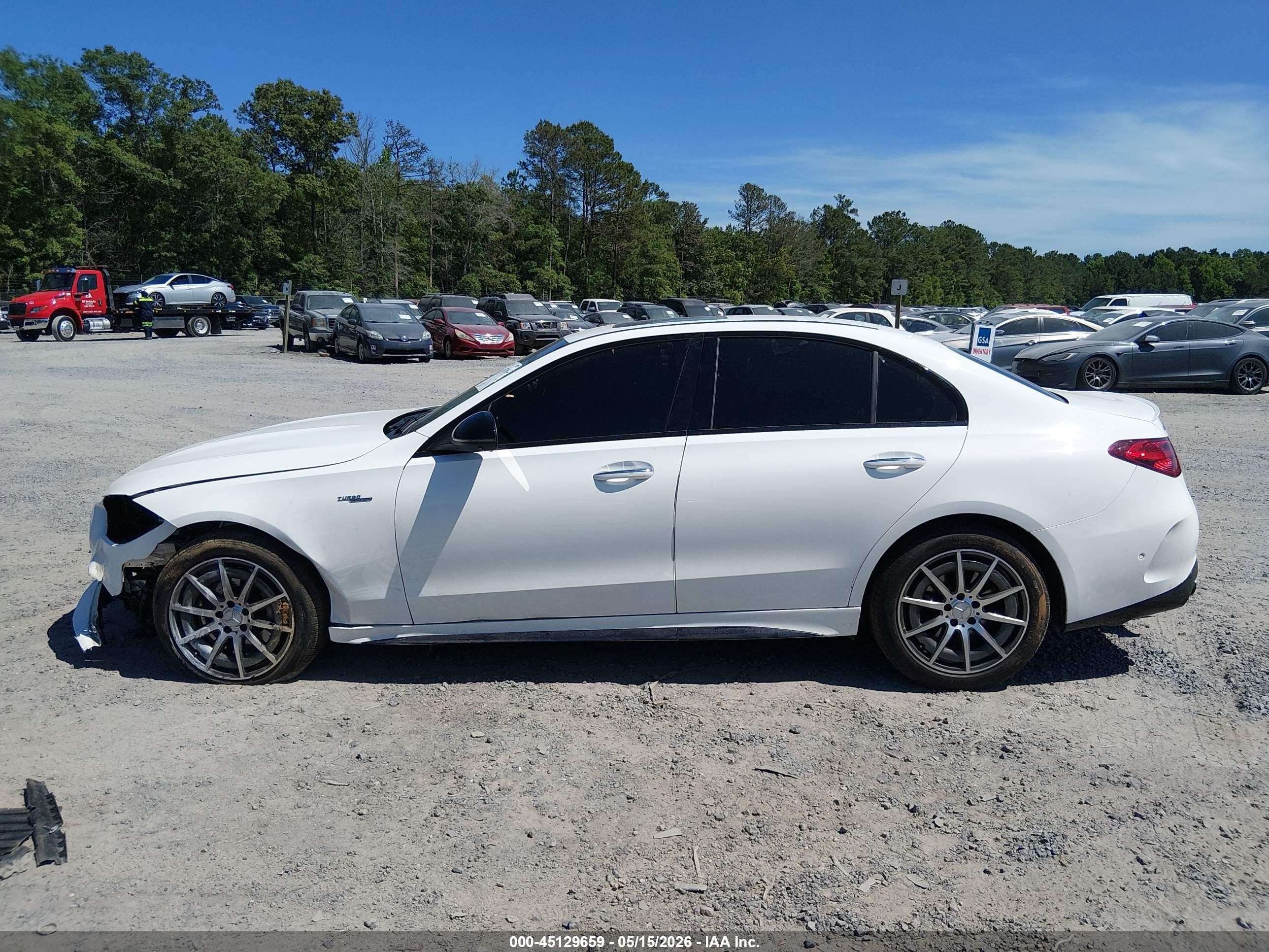 2023 Mercedes-benz Amg C 43 4matic White vin: W1KAF8HB5PR073948