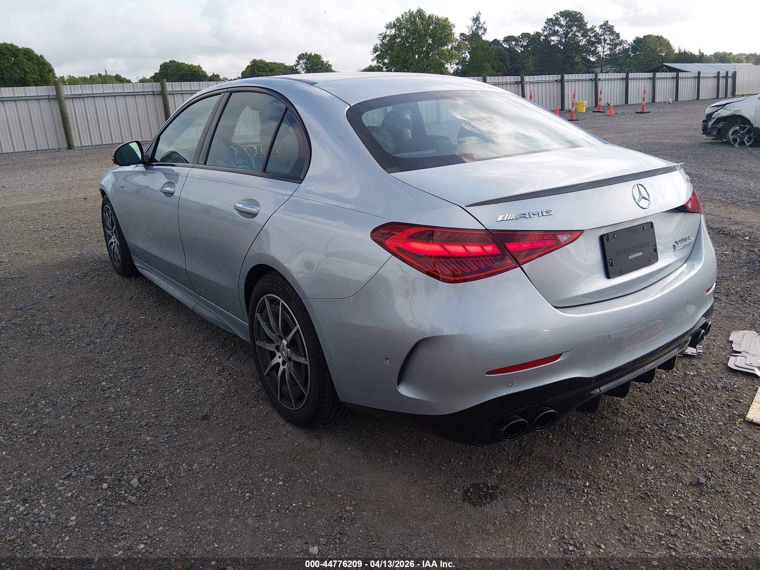 2024 Mercedes-benz Amg C 43 4matic Silver vin: W1KAF8HB5RR201298