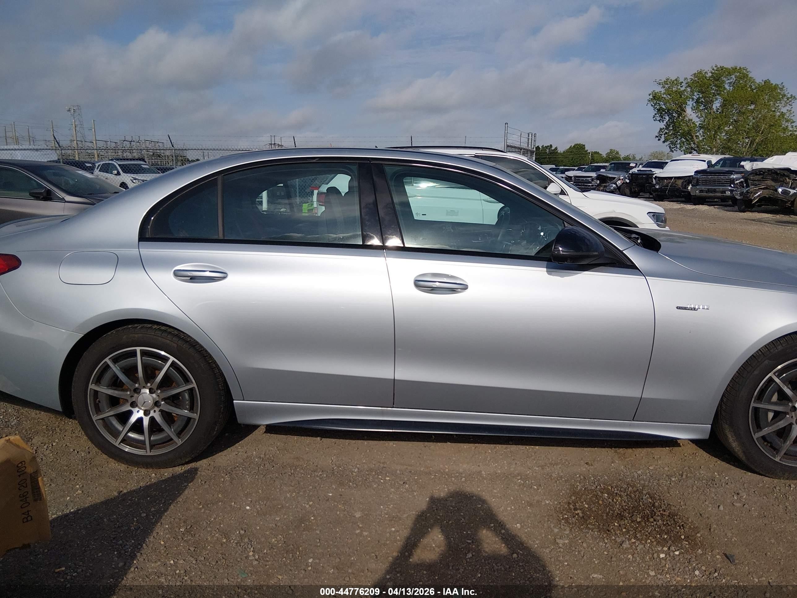 2024 Mercedes-benz Amg C 43 4matic Silver vin: W1KAF8HB5RR201298