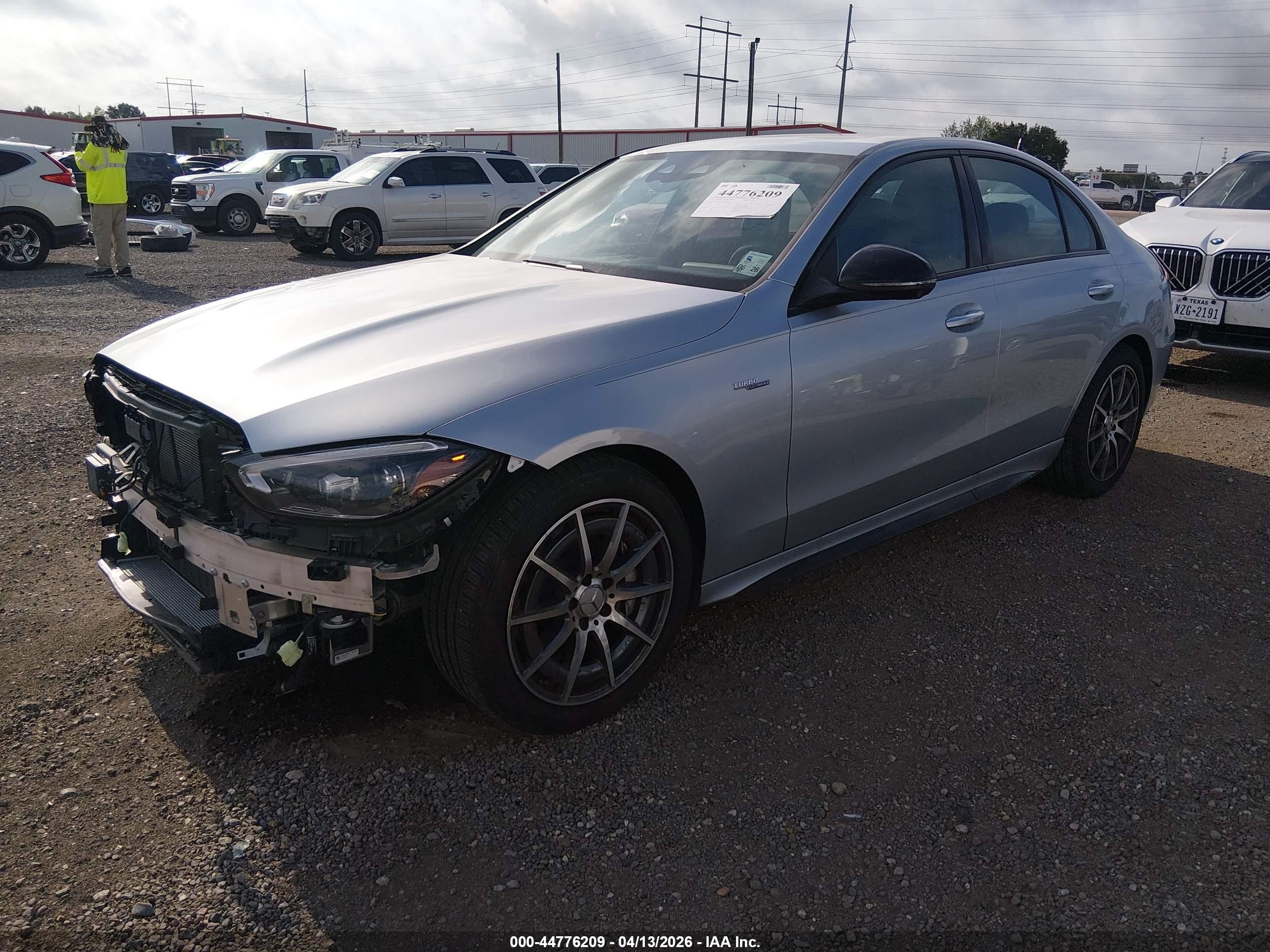 2024 Mercedes-benz Amg C 43 4matic Silver vin: W1KAF8HB5RR201298