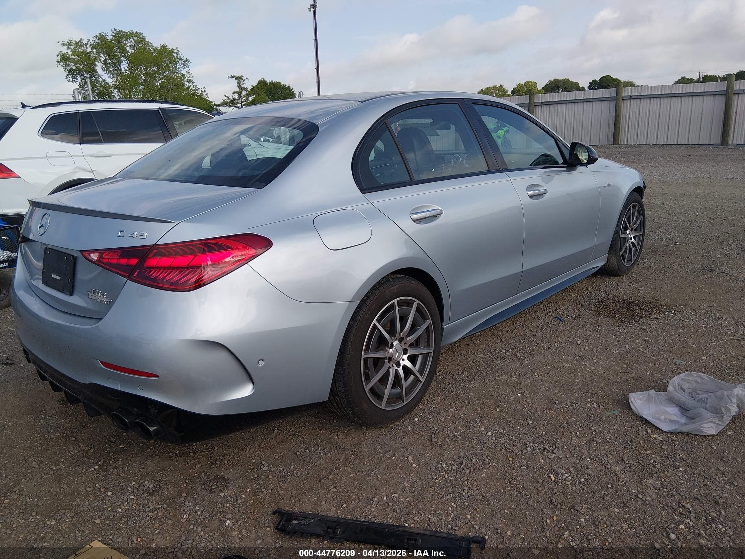 2024 Mercedes-benz Amg C 43 4matic Silver vin: W1KAF8HB5RR201298