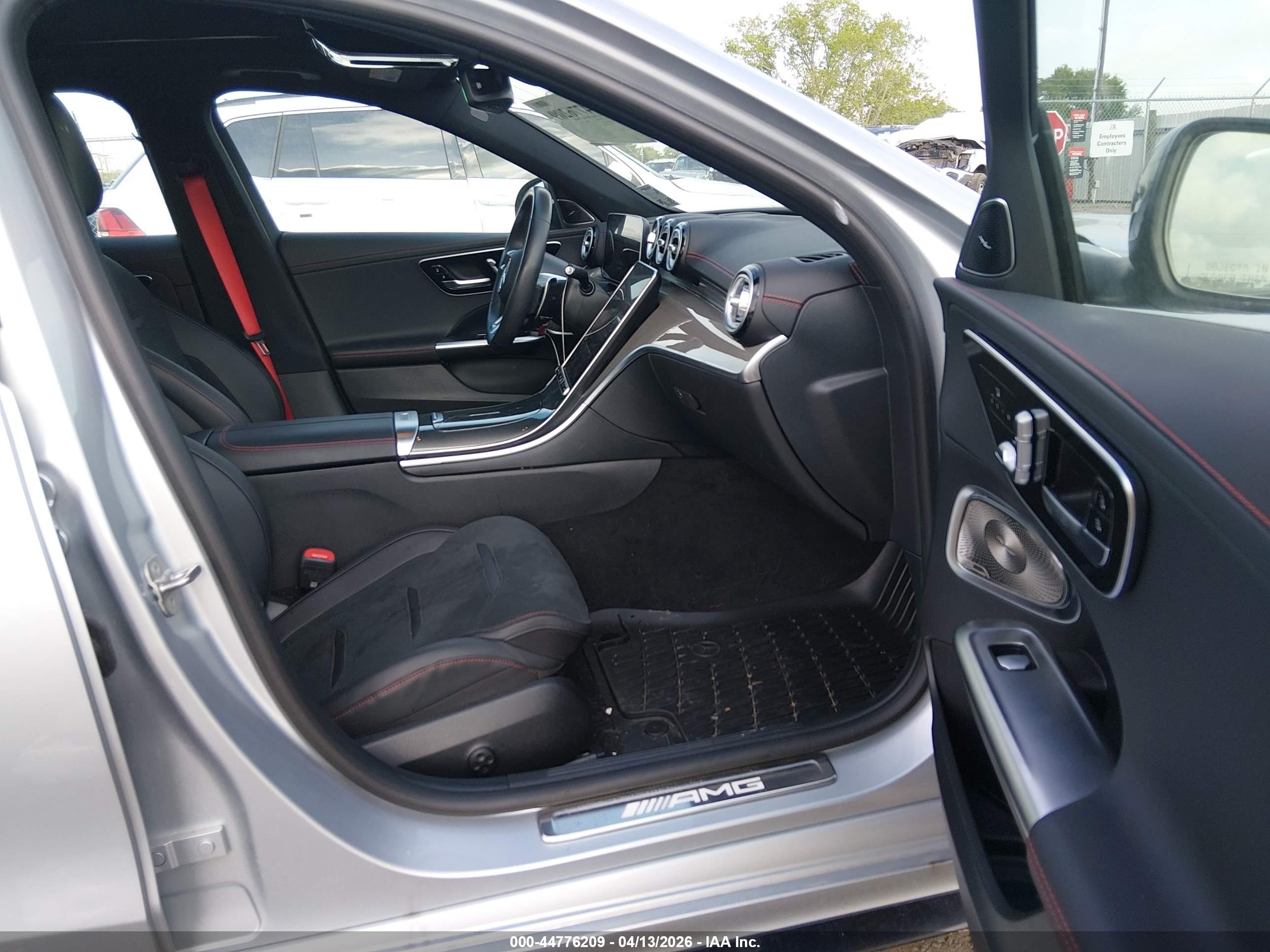 2024 Mercedes-benz Amg C 43 4matic Silver vin: W1KAF8HB5RR201298