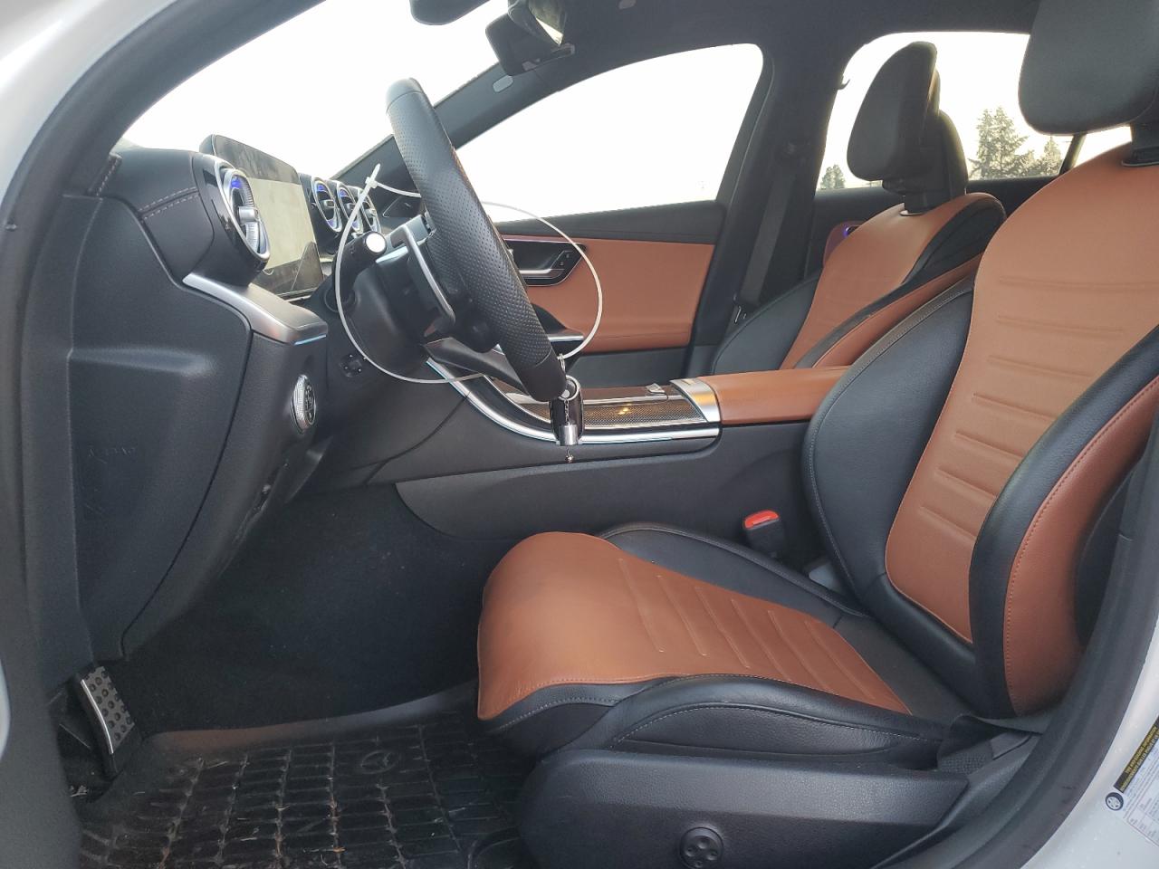 2023 Mercedes-benz C 43 Amg Белый vin: W1KAF8HB7PR122194
