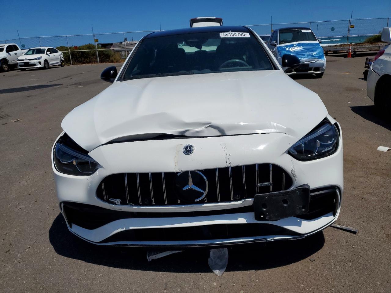 2023 Mercedes-benz C 43 Amg Белый vin: W1KAF8HB7PR129209