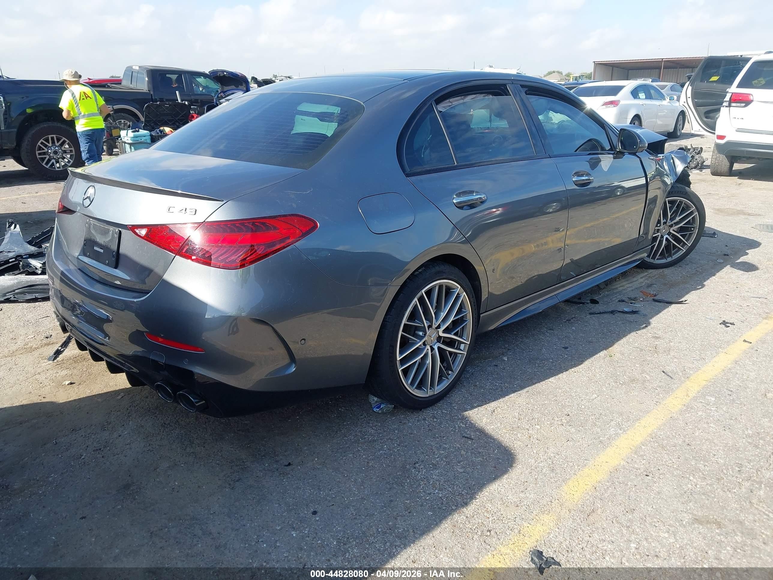 2024 Mercedes-benz Amg C 43 4matic Gray vin: W1KAF8HB7RR193852
