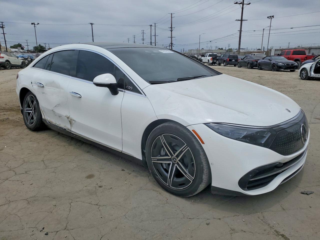 2024 Mercedes-benz Eqs Sedan 450+ White vin: W1KCG2DB0RA047493