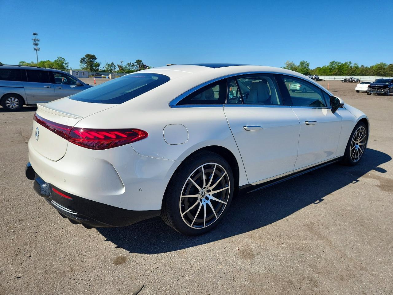 2022 Mercedes-benz Eqs Sedan 450+ White vin: W1KCG2DB6NA012841