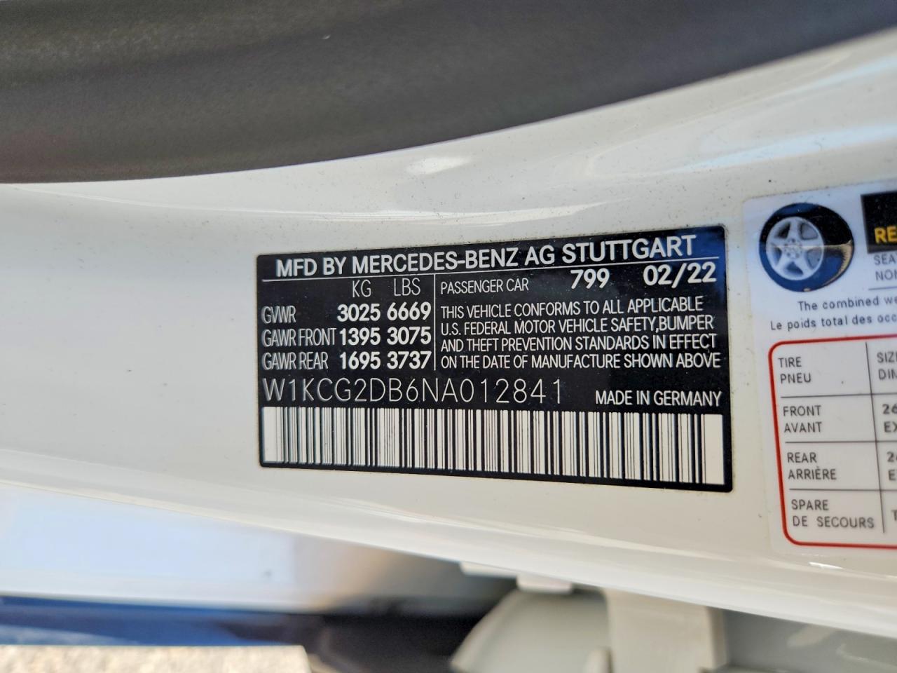 2022 Mercedes-benz Eqs Sedan 450+ White vin: W1KCG2DB6NA012841