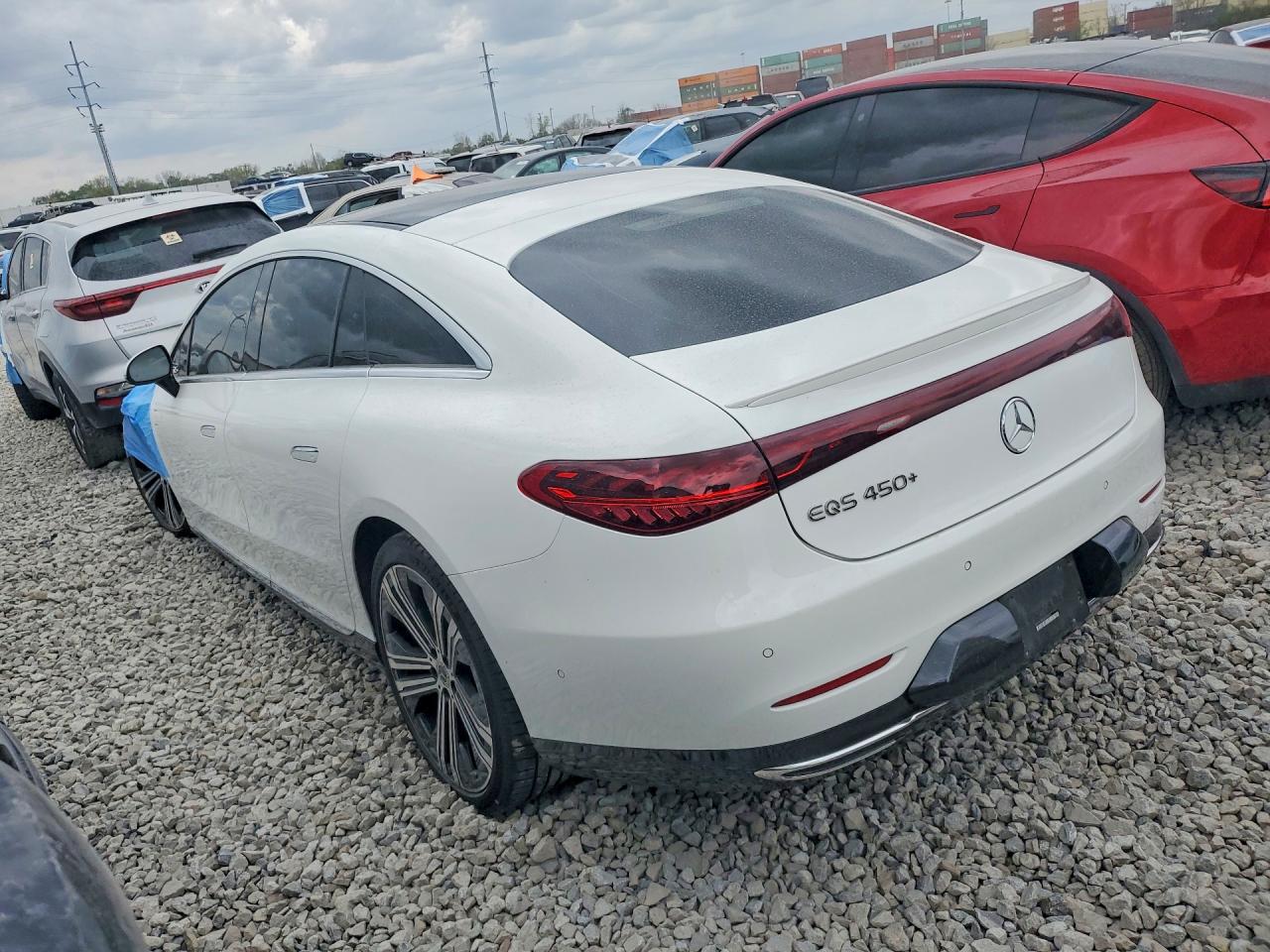 2022 Mercedes-benz Eqs Sedan 450+ White vin: W1KCG2DB7NA005803