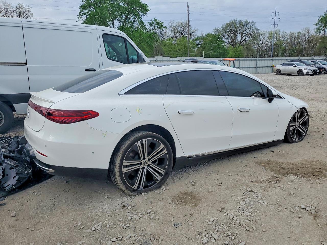 2022 Mercedes-benz Eqs Sedan 450+ White vin: W1KCG2DB7NA005803