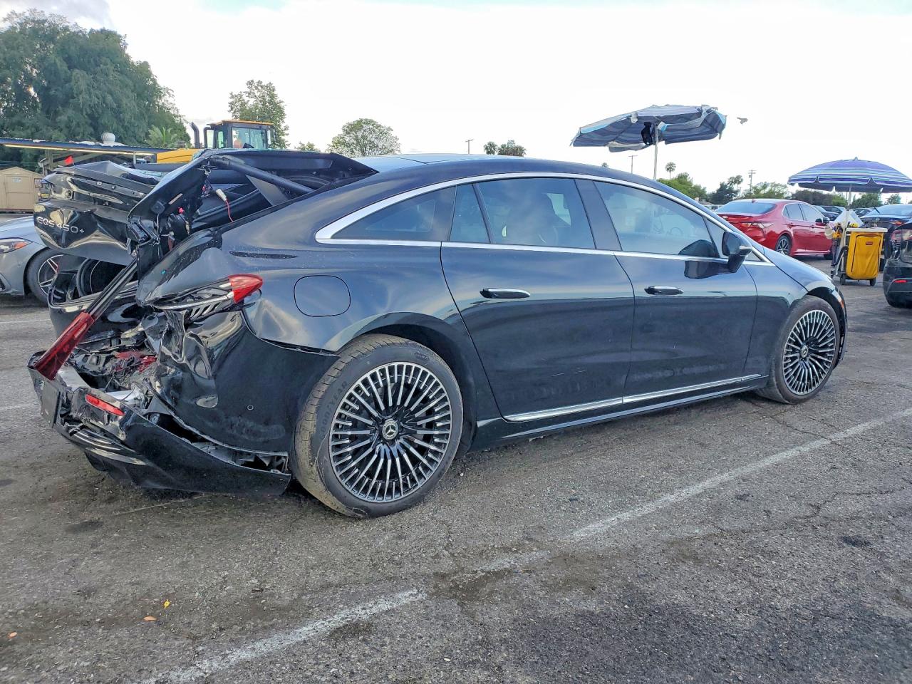 2023 Mercedes-benz Eqs Sedan 450+ Black vin: W1KCG2DB9PA032584