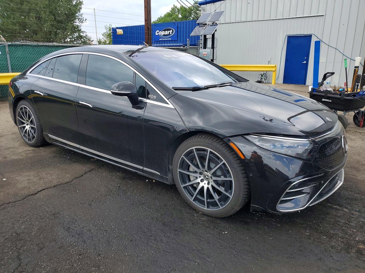 2022 Mercedes-benz Eqs Sedan 580 4matic Black vin: W1KCG4EB5NA020701