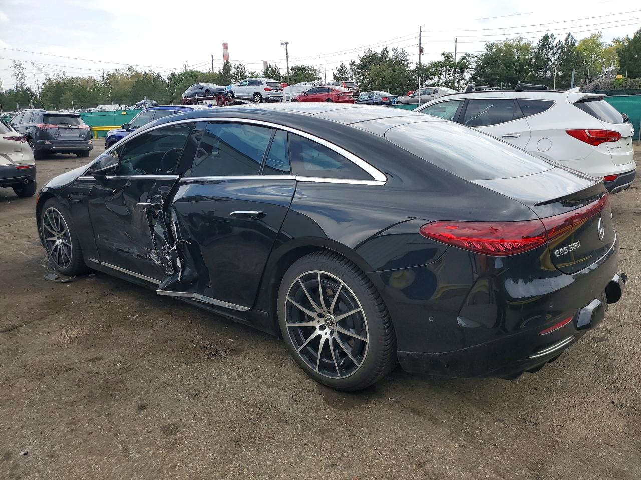 2022 Mercedes-benz Eqs Sedan 580 4matic Black vin: W1KCG4EB5NA020701