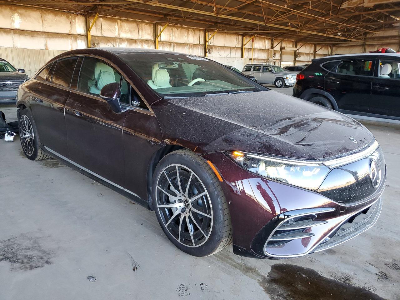 2023 Mercedes-benz Eqs Sedan 580 4matic Maroon vin: W1KCG4EB7PA041469