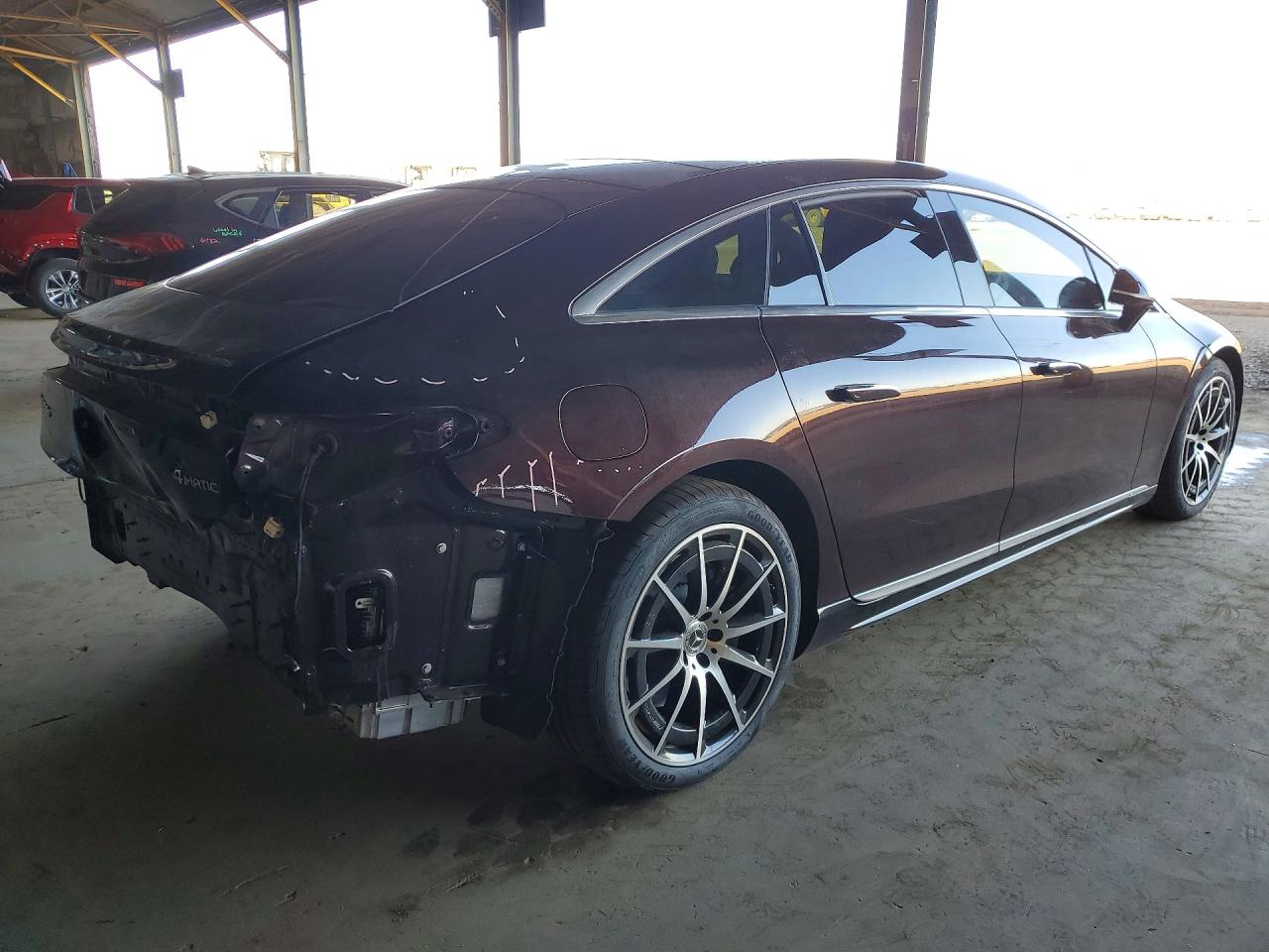 2023 Mercedes-benz Eqs Sedan 580 4matic Maroon vin: W1KCG4EB7PA041469