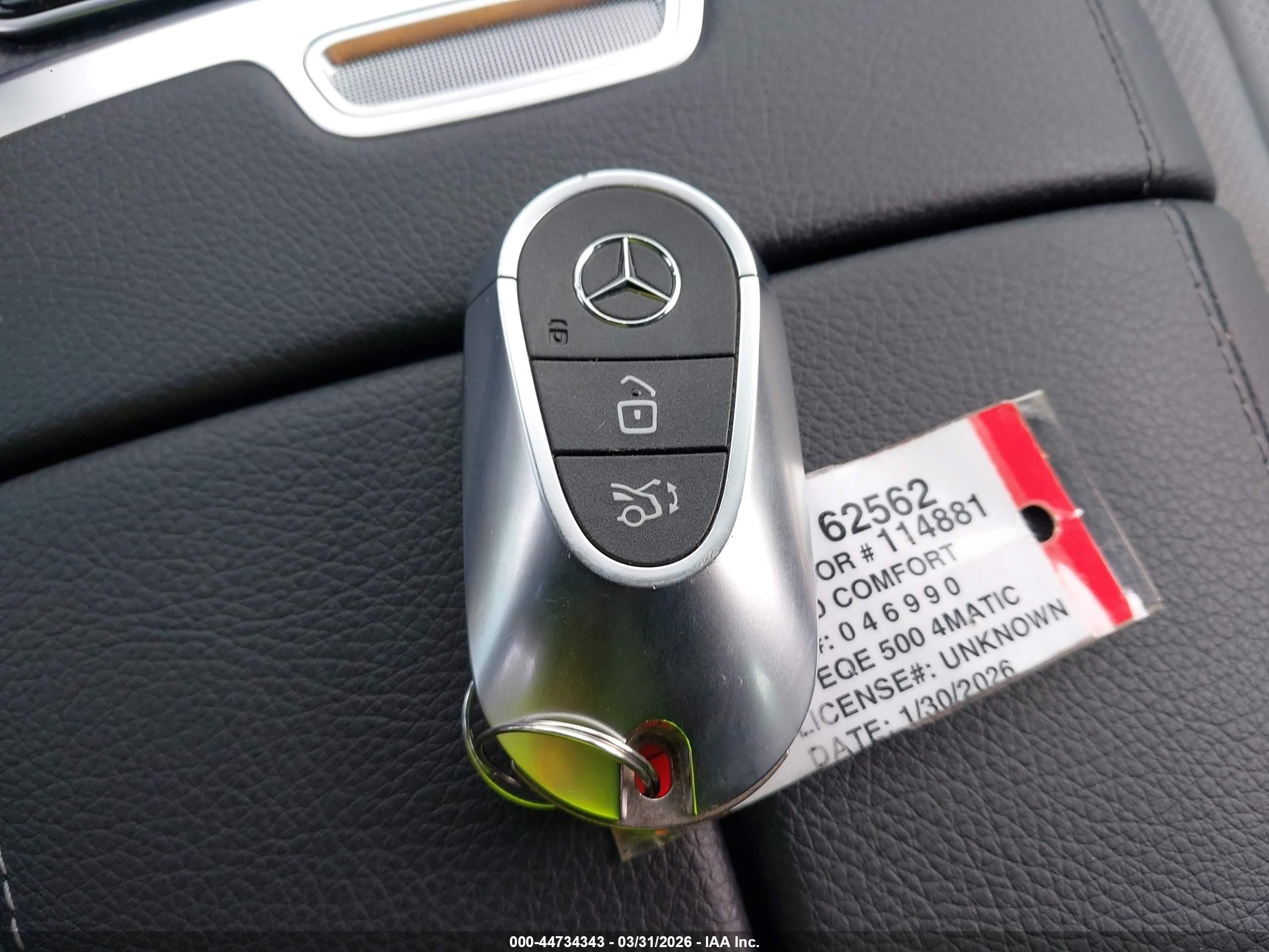 2024 Mercedes-benz Eqe 500 4matic Black vin: W1KEG2CB2RF046990