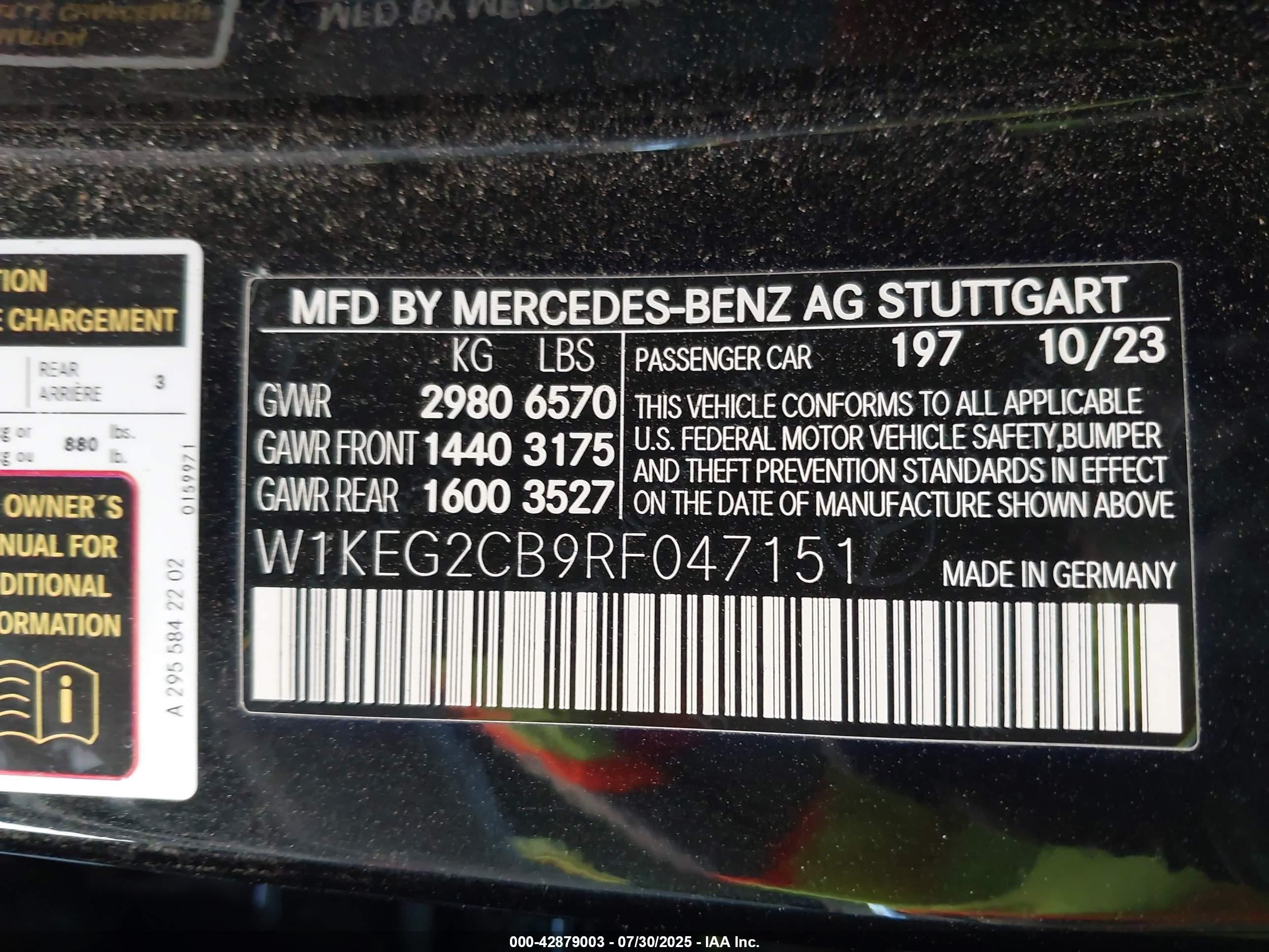 2024 Mercedes-benz Eqe 500 4matic Black vin: W1KEG2CB9RF047151