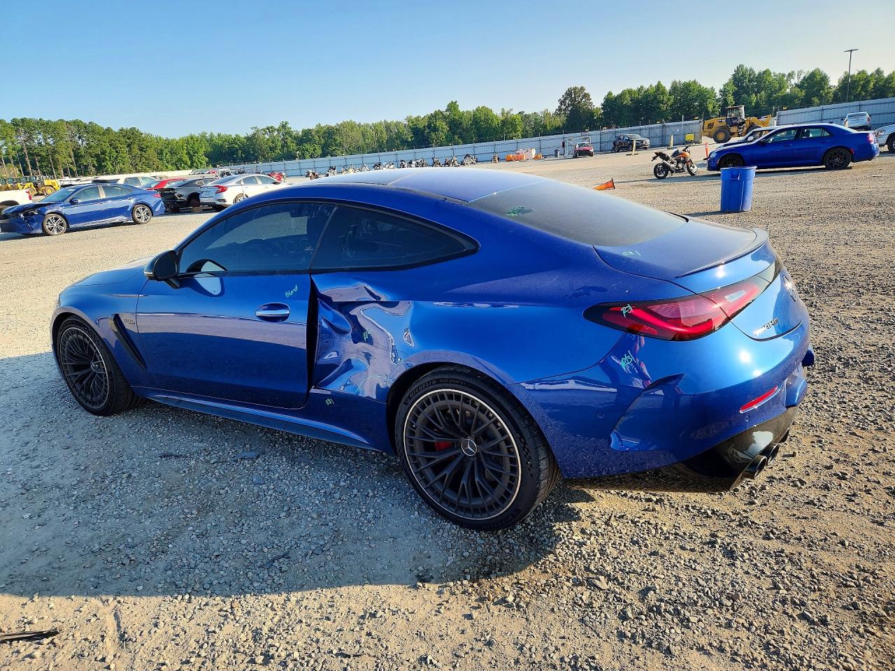 2025 Mercedes-benz Cle Amg 53 4matic Синий vin: W1KMJ6CB5SF076270