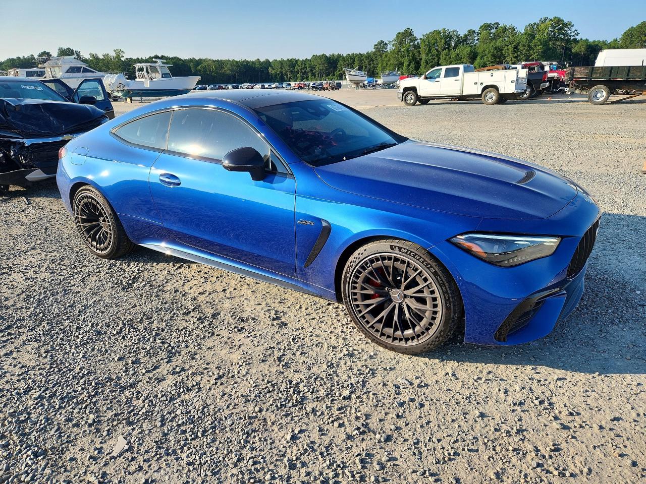 2025 Mercedes-benz Cle Amg 53 4matic Синий vin: W1KMJ6CB5SF076270