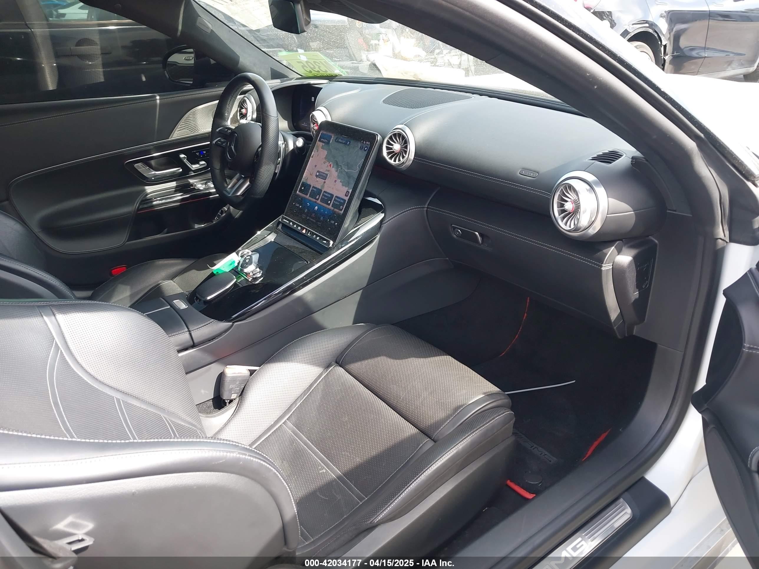 2022 Mercedes-benz Amg Sl 55 4matic Белый vin: W1KVK8AB4NF001533