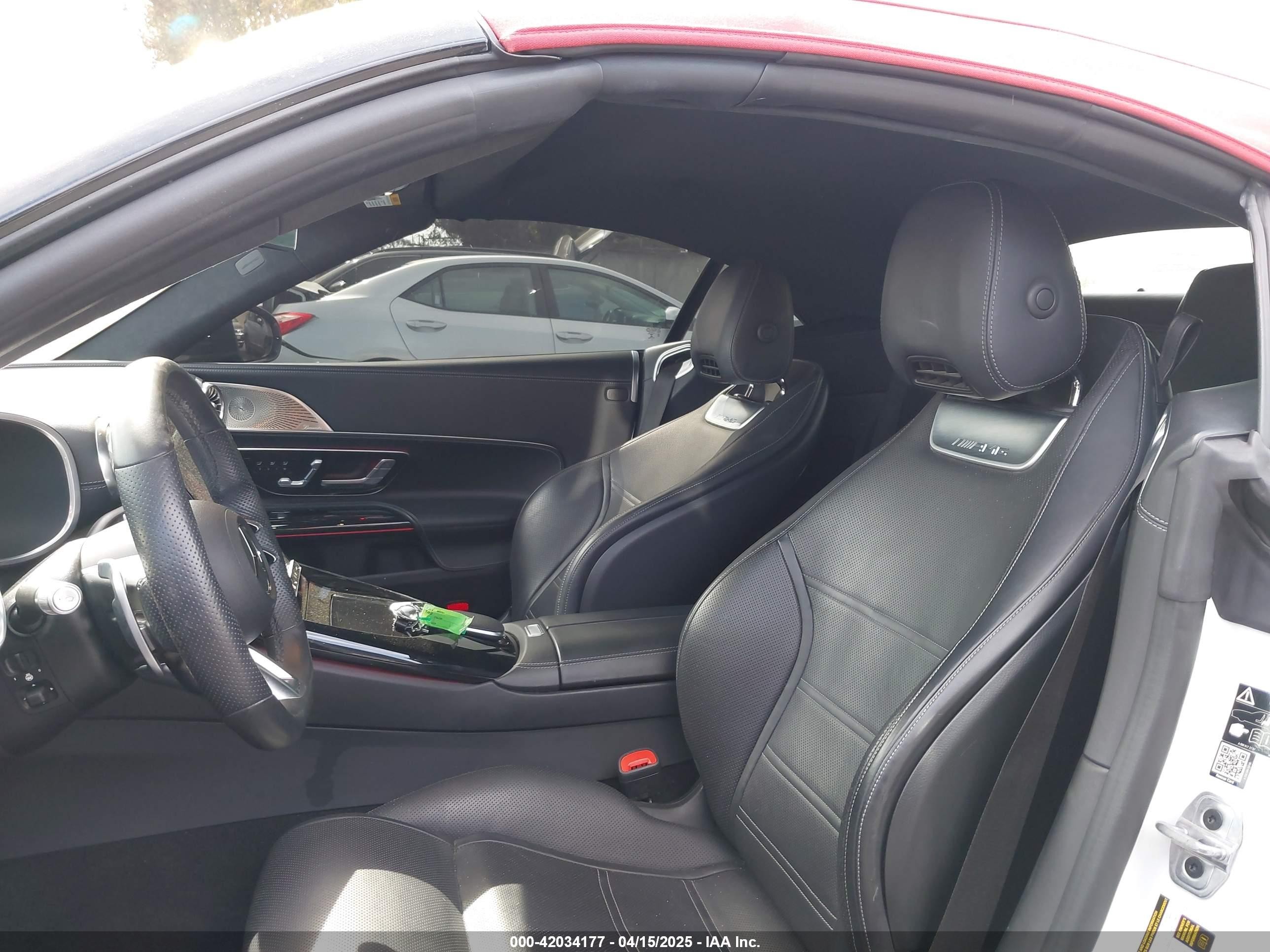 2022 Mercedes-benz Amg Sl 55 4matic Белый vin: W1KVK8AB4NF001533