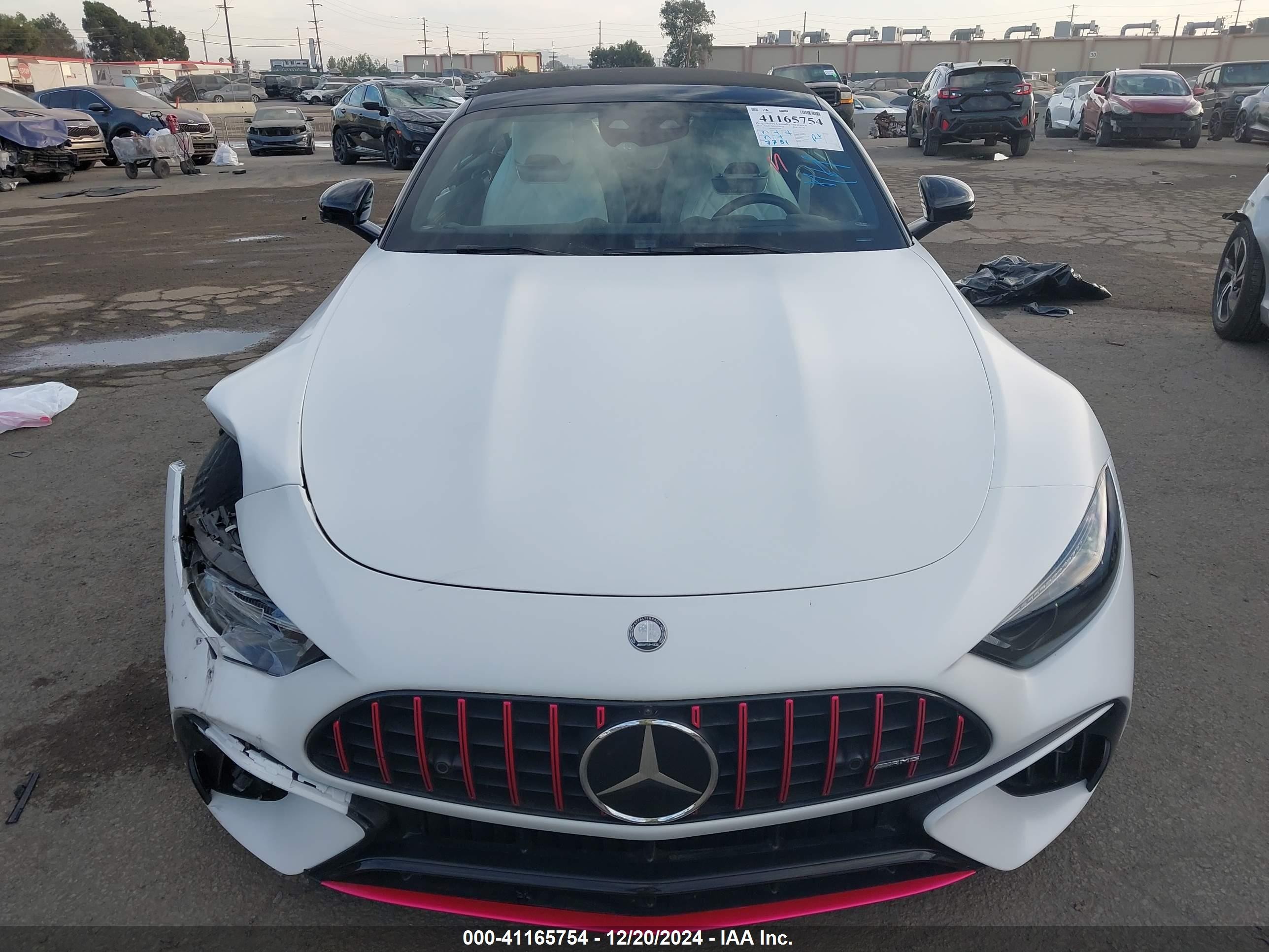 2023 Mercedes-benz Amg Sl 63 4matic Белый vin: W1KVK8BB8PF015310
