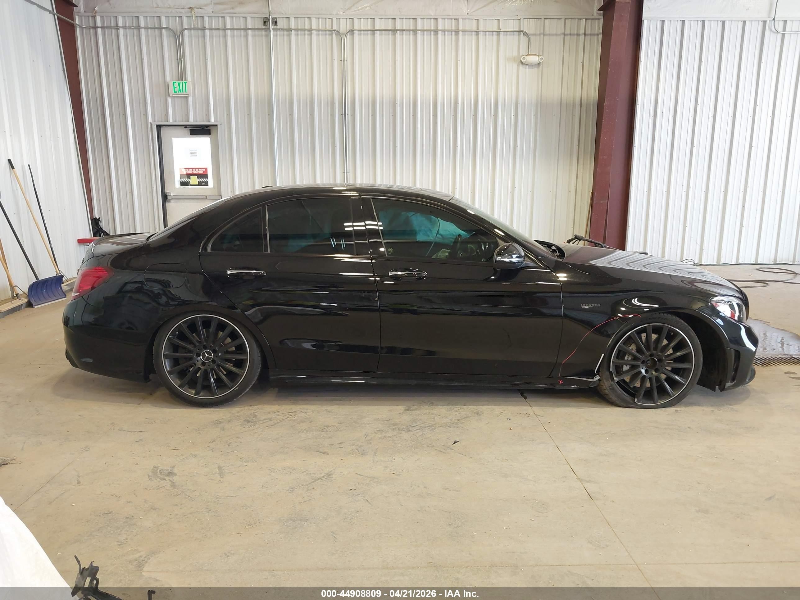 2020 Mercedes-benz Amg C 43 4matic Black vin: W1KWF6EB6LR596629