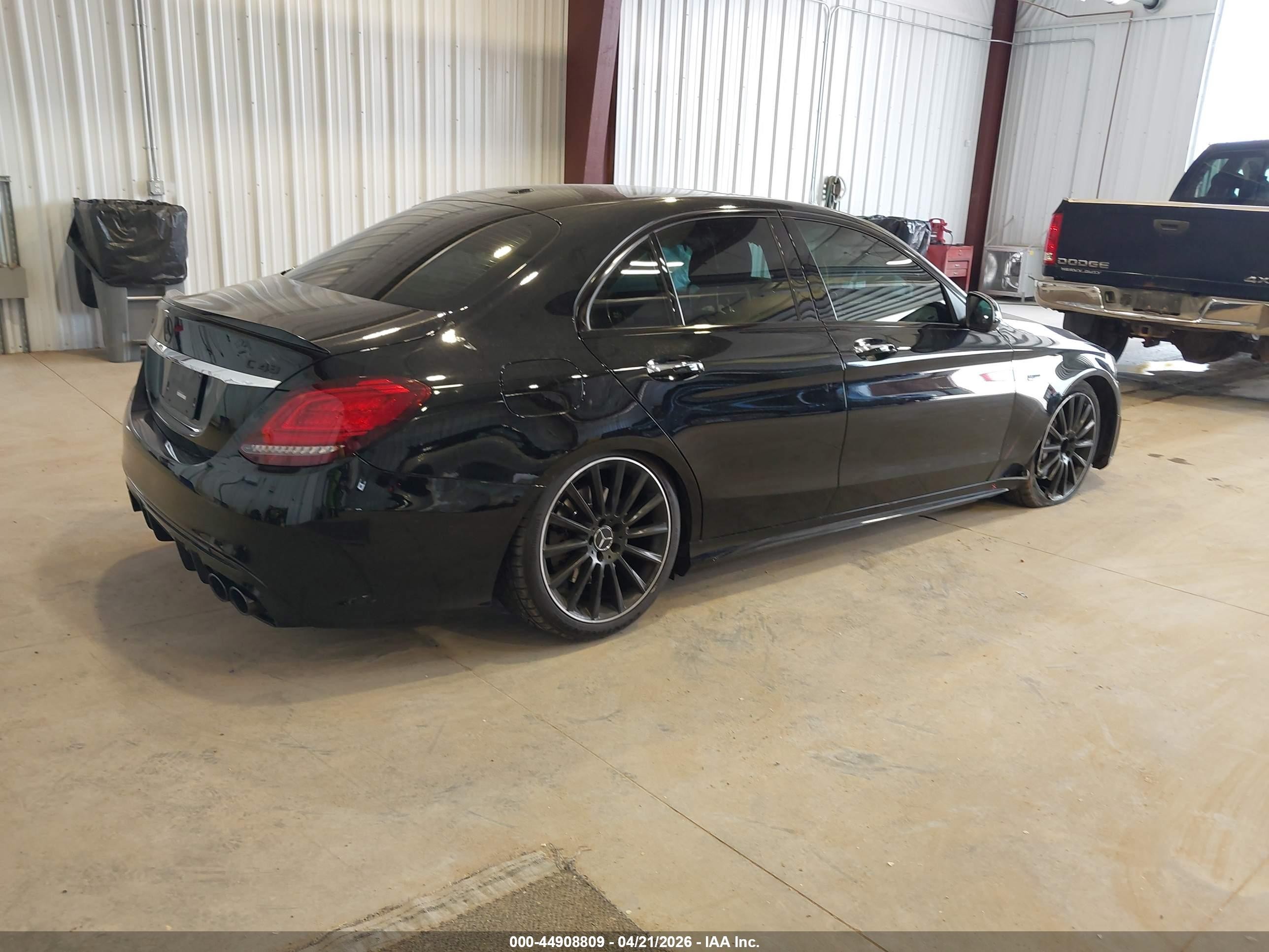 2020 Mercedes-benz Amg C 43 4matic Black vin: W1KWF6EB6LR596629