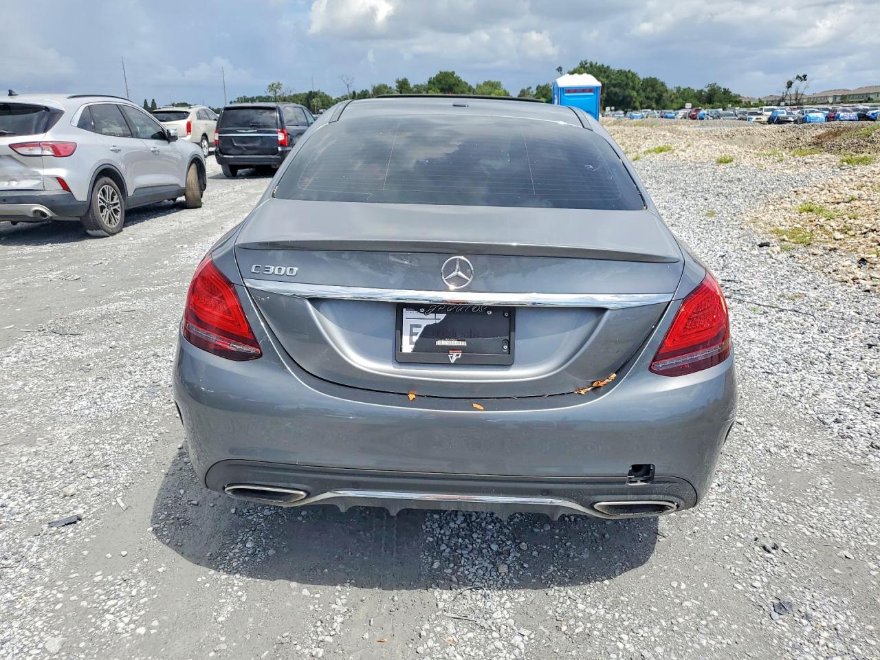 2021 Mercedes-benz C 300 Gray vin: W1KWF8DB5MR609370