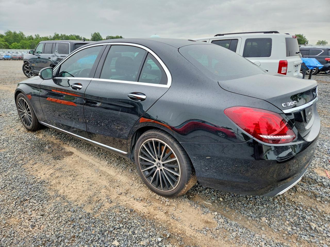 2021 Mercedes-benz C 300 Черный vin: W1KWF8DB7MR645870