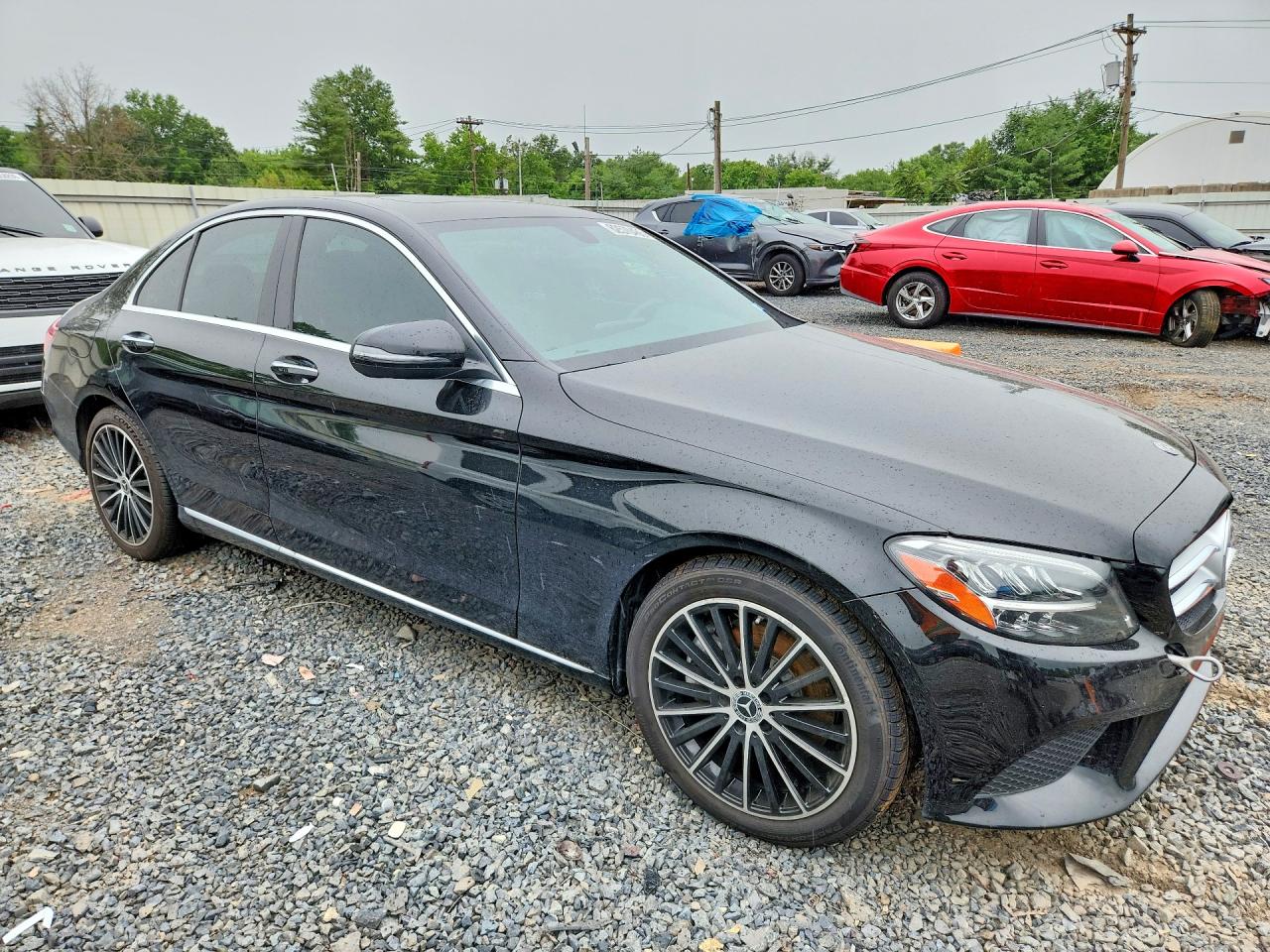 2021 Mercedes-benz C 300 Черный vin: W1KWF8DB7MR645870