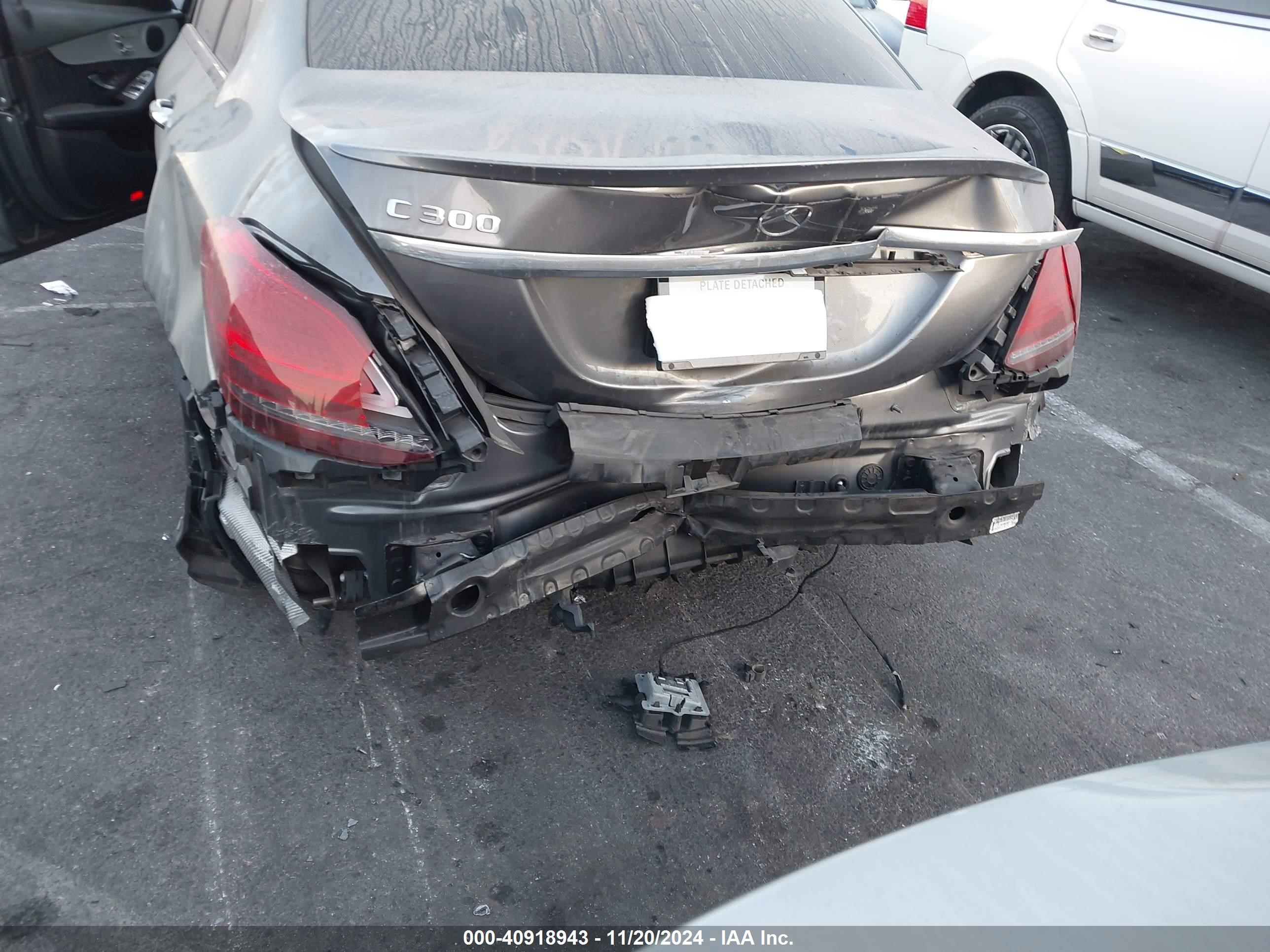 2021 Mercedes-benz C 300 Sedan Gray vin: W1KWF8DB8MR647191