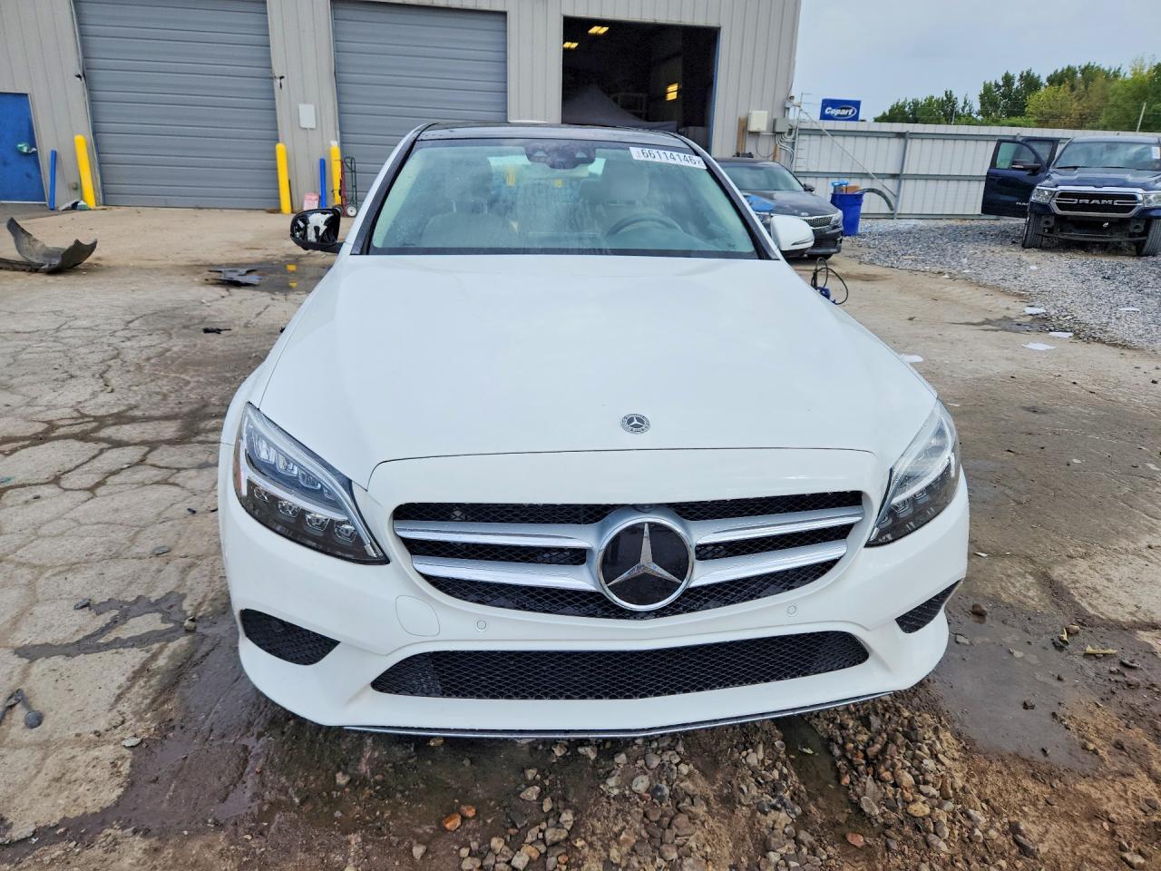 2020 Mercedes-benz C 300 Белый vin: W1KWF8DB9LR602985