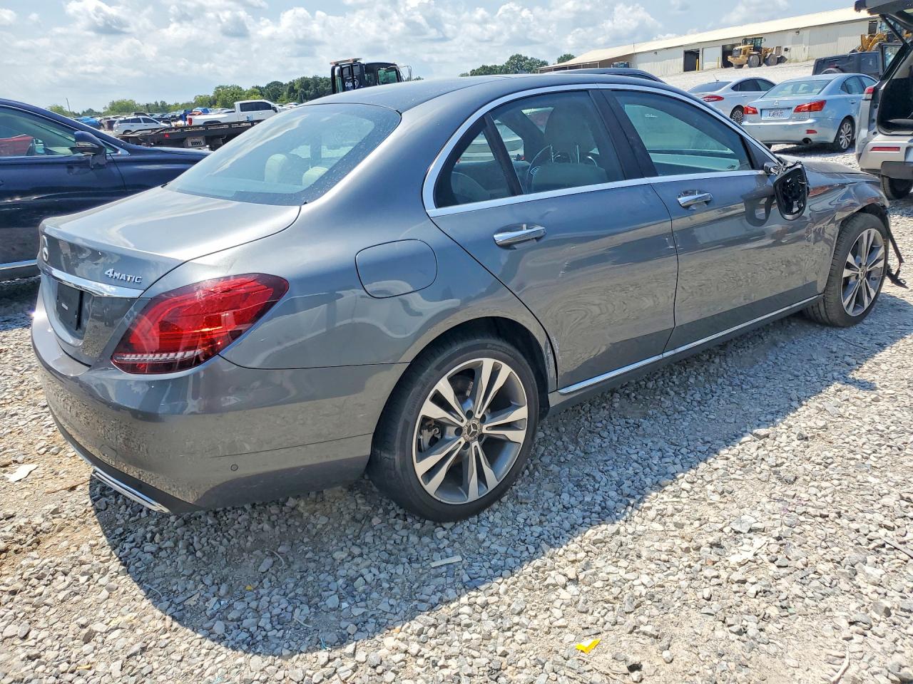 2021 Mercedes-benz C 300 4matic Silver vin: W1KWF8EB3MR653382