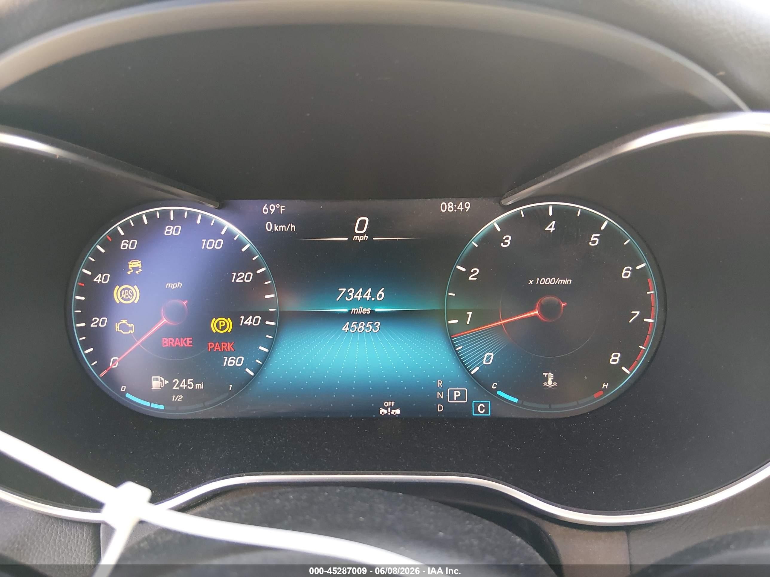 2021 Mercedes-benz C 300 4matic Черный vin: W1KWF8EB6MR636849
