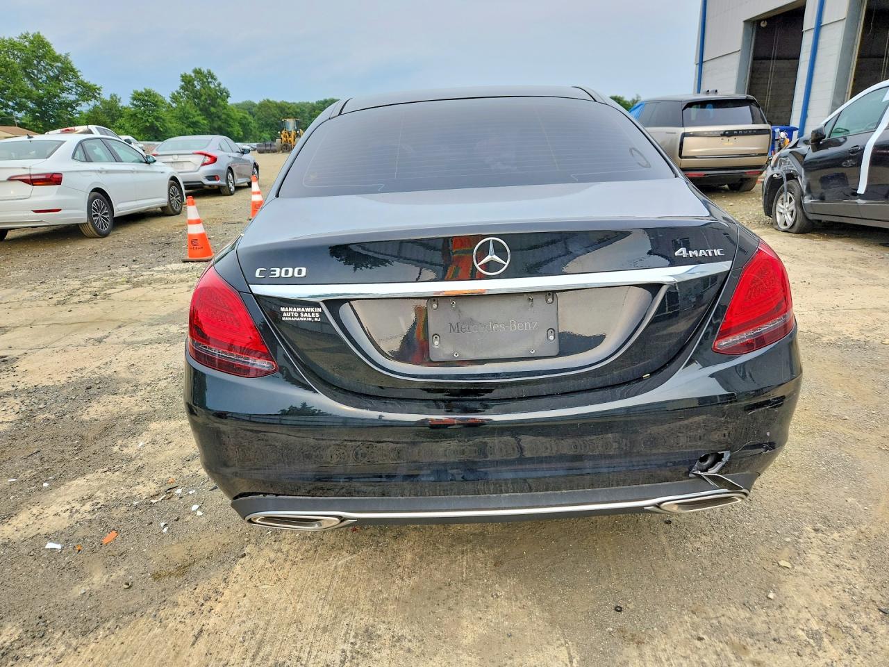 2020 Mercedes-benz C 300 4matic Black vin: W1KWF8EB7LR602417