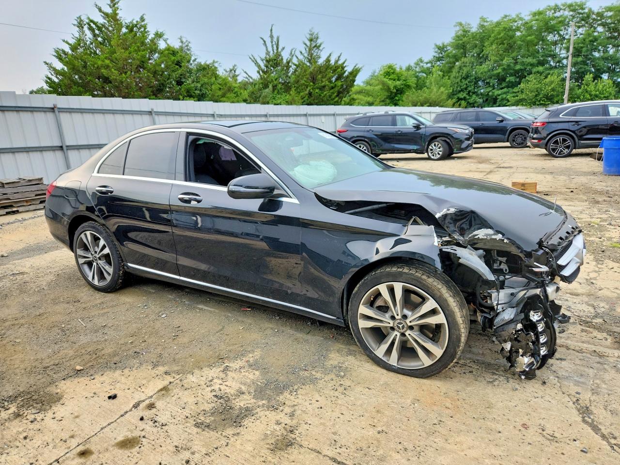 2020 Mercedes-benz C 300 4matic Black vin: W1KWF8EB7LR602417