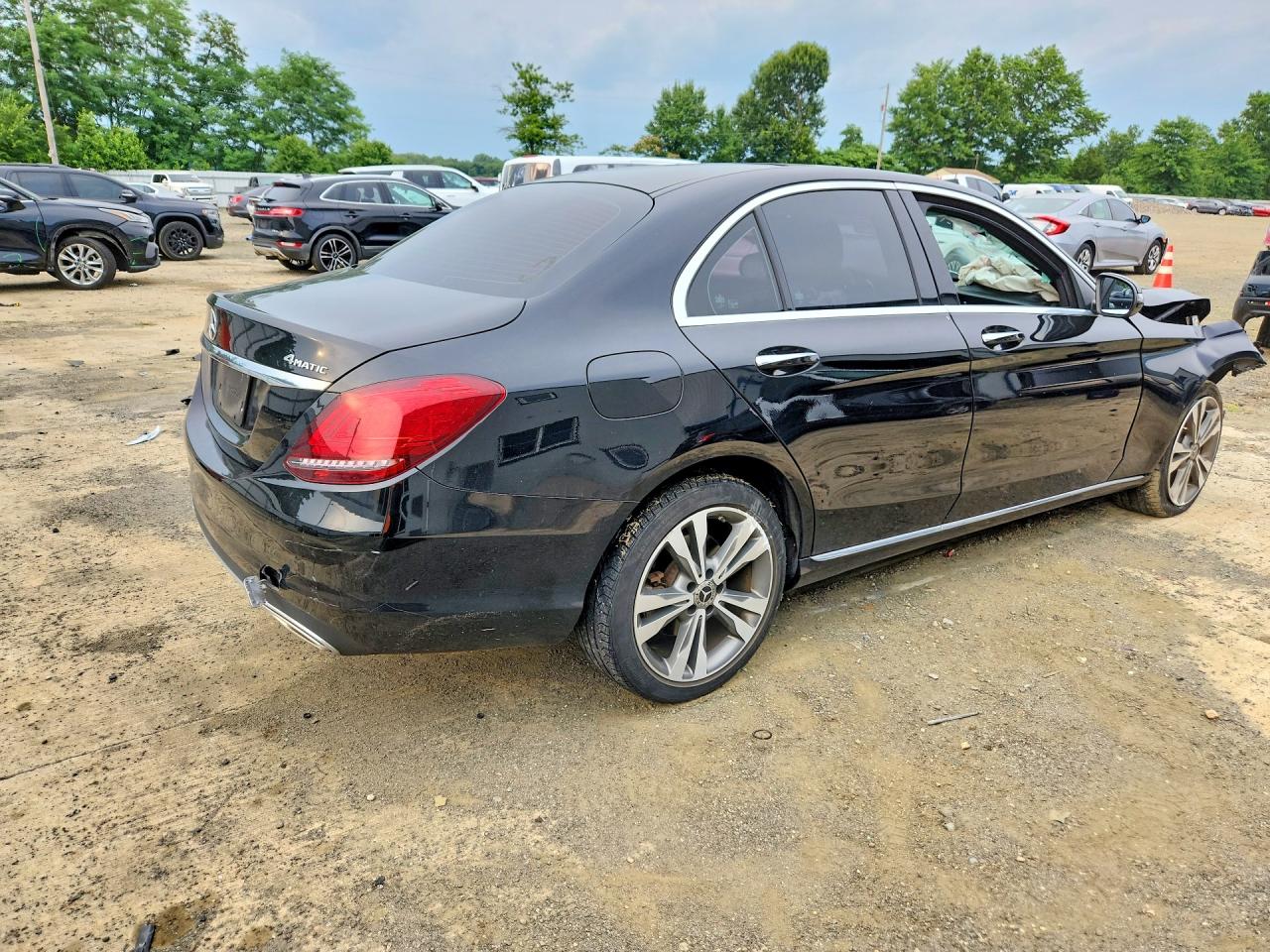 2020 Mercedes-benz C 300 4matic Black vin: W1KWF8EB7LR602417