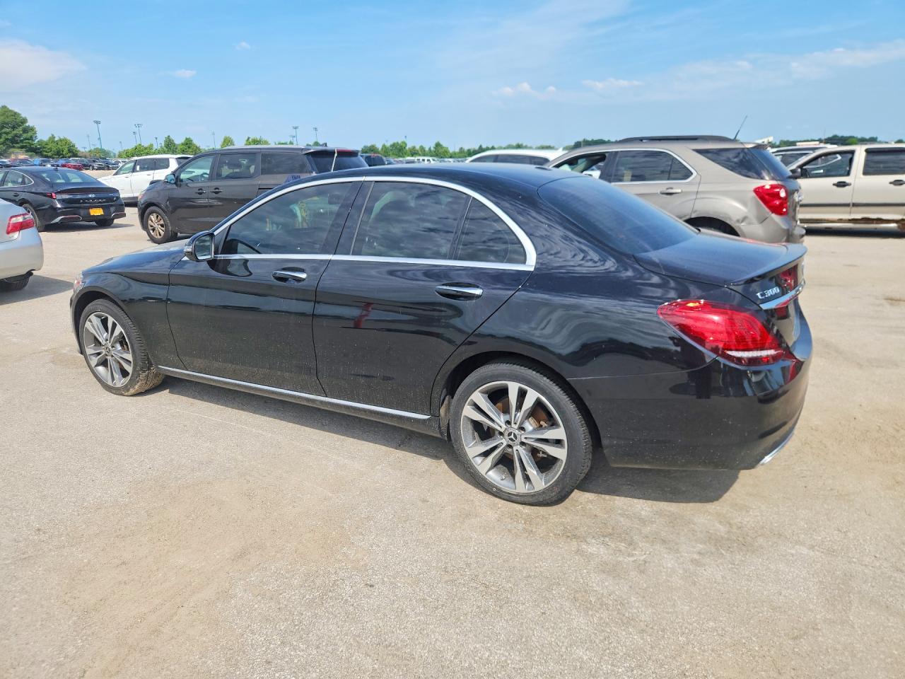 2021 Mercedes-benz C 300 4matic Black vin: W1KWF8EB9MR609886