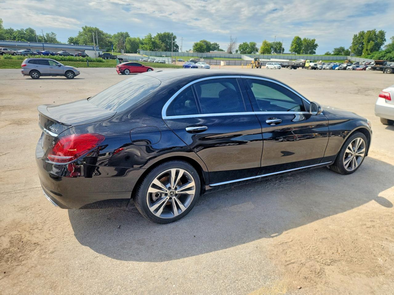 2021 Mercedes-benz C 300 4matic Black vin: W1KWF8EB9MR609886