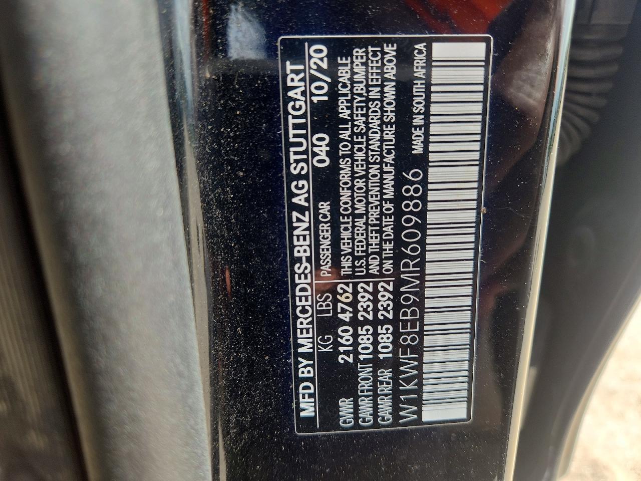 2021 Mercedes-benz C 300 4matic Black vin: W1KWF8EB9MR609886