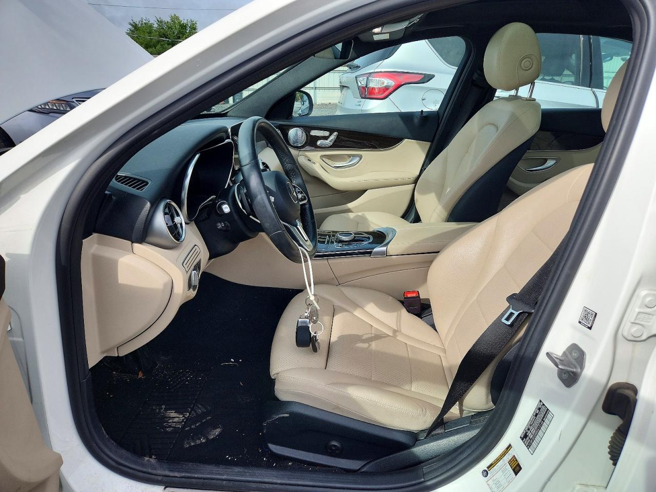 2021 Mercedes-benz C 300 4matic White vin: W1KWF8EBXMR613168