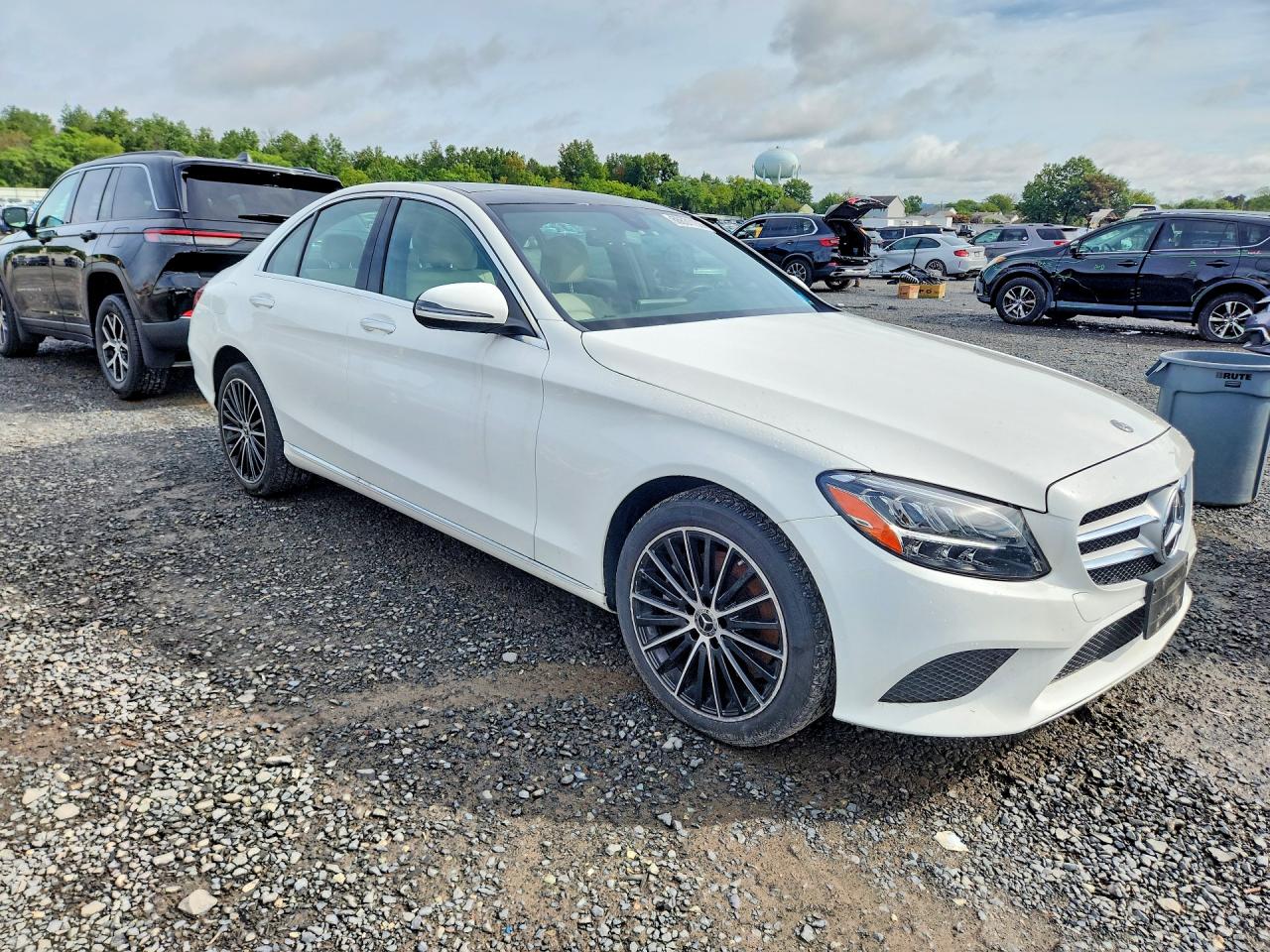 2021 Mercedes-benz C 300 4matic White vin: W1KWF8EBXMR613168