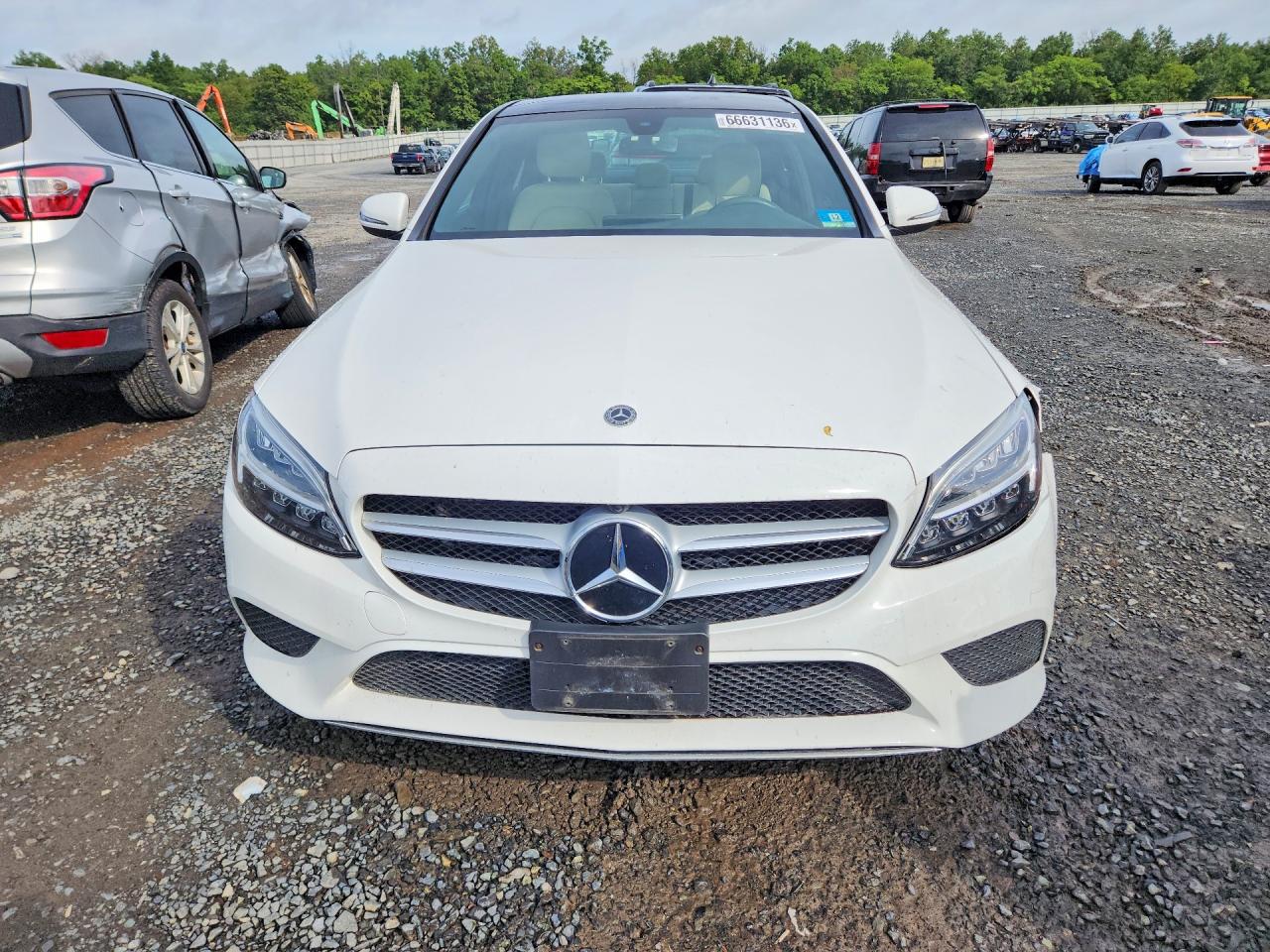 2021 Mercedes-benz C 300 4matic White vin: W1KWF8EBXMR613168