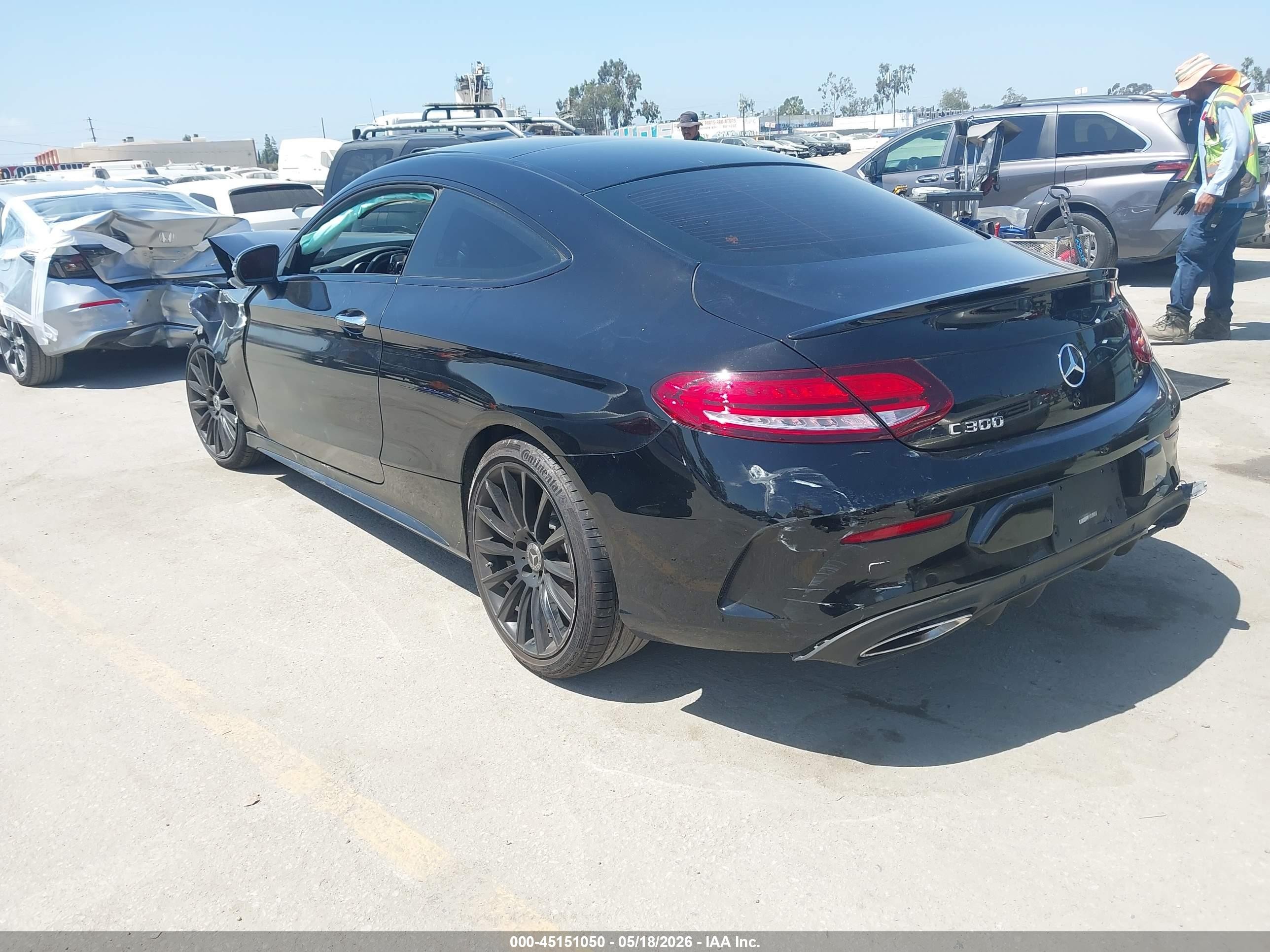 2020 Mercedes-benz C 300   Черный vin: W1KWJ8DBXLF992012